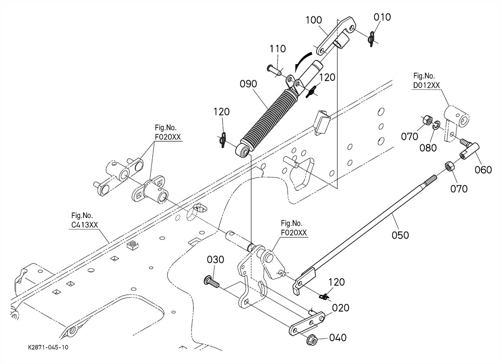 kubota bx23 parts diagram