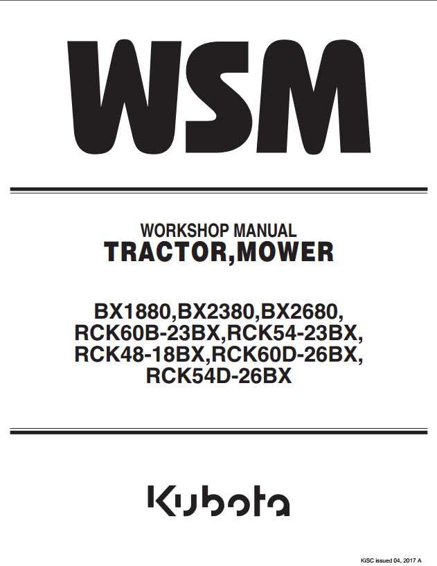 kubota bx2370 parts diagram