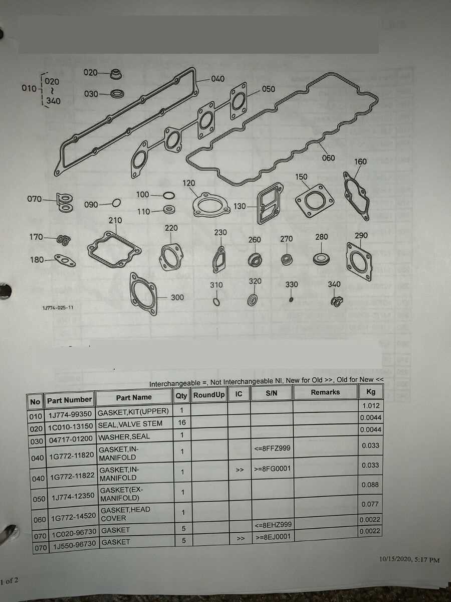 kubota g1900 parts diagram