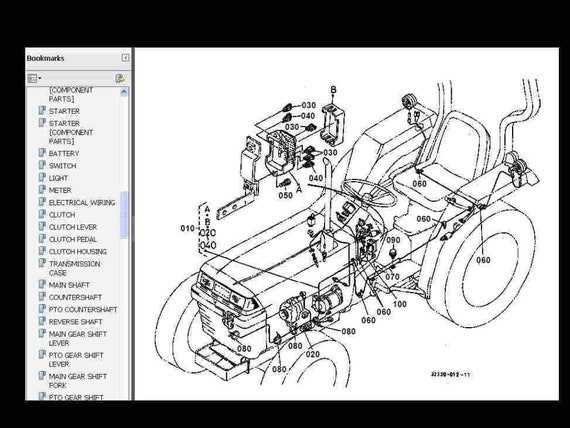 kubota l3800 parts diagram