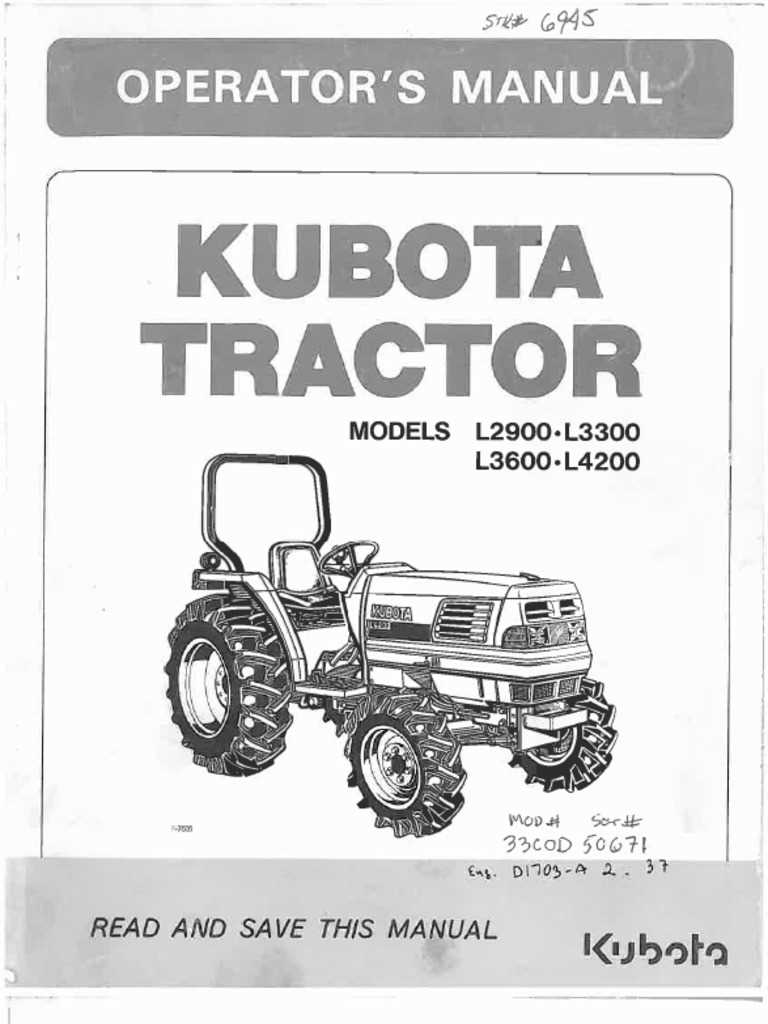 kubota l4701 parts diagram