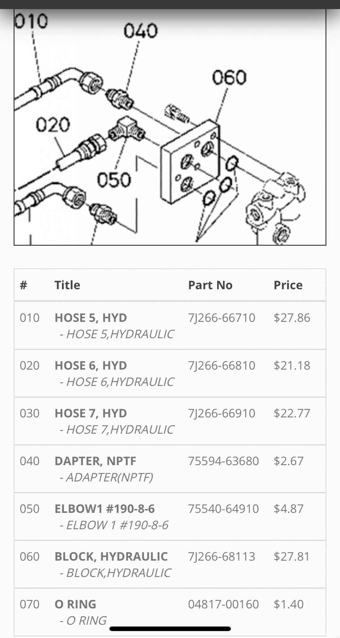 kubota la525 parts diagram