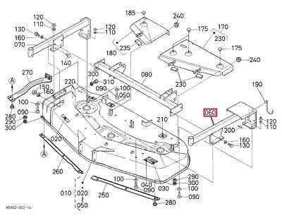 kubota rck60 mower deck parts diagram