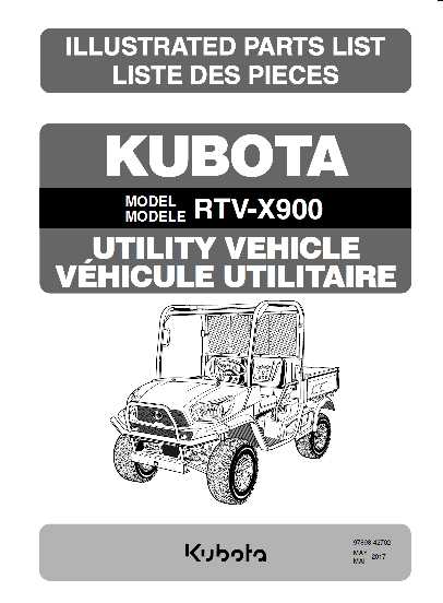 kubota rtv900 parts diagram