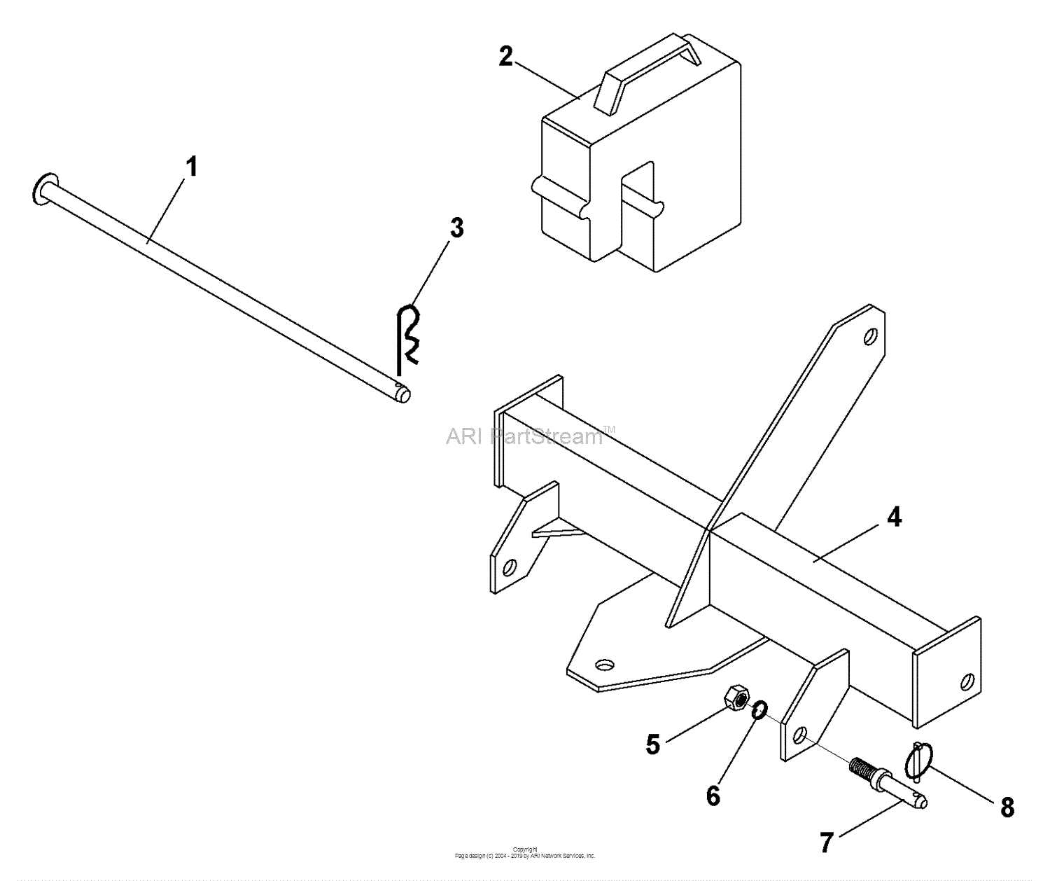 kubota three point hitch parts diagram