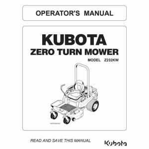 kubota z125e parts diagram