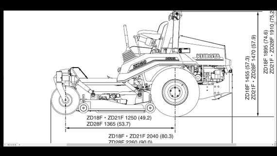 kubota zd21 deck parts diagram