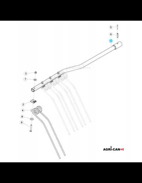 kuhn rake parts diagram