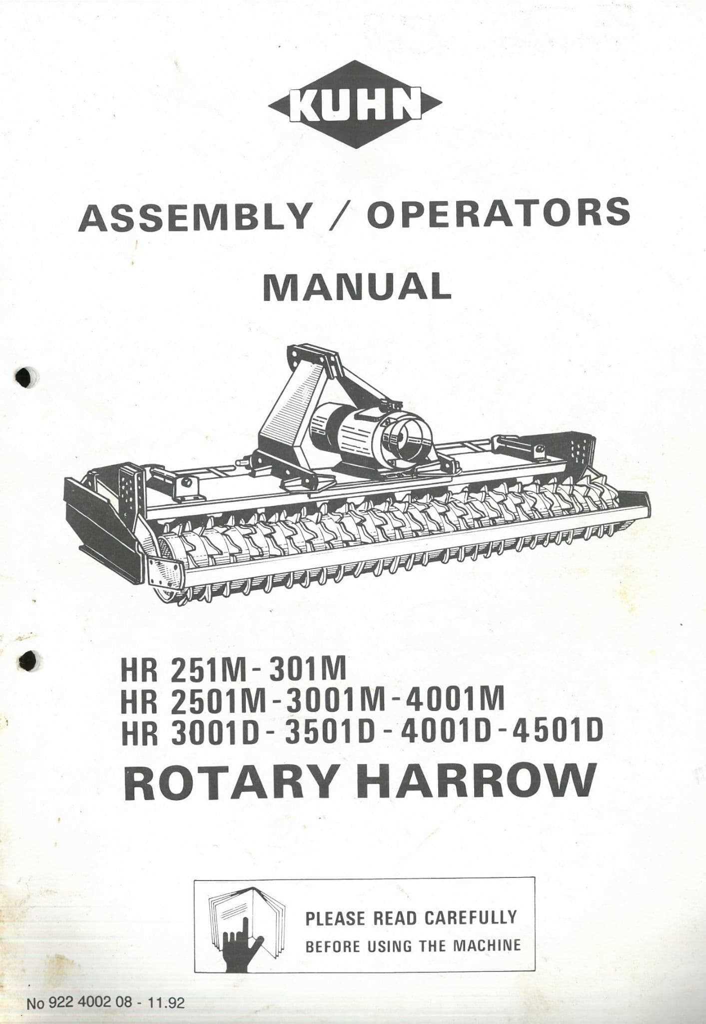 kuhn rotary rake parts diagram