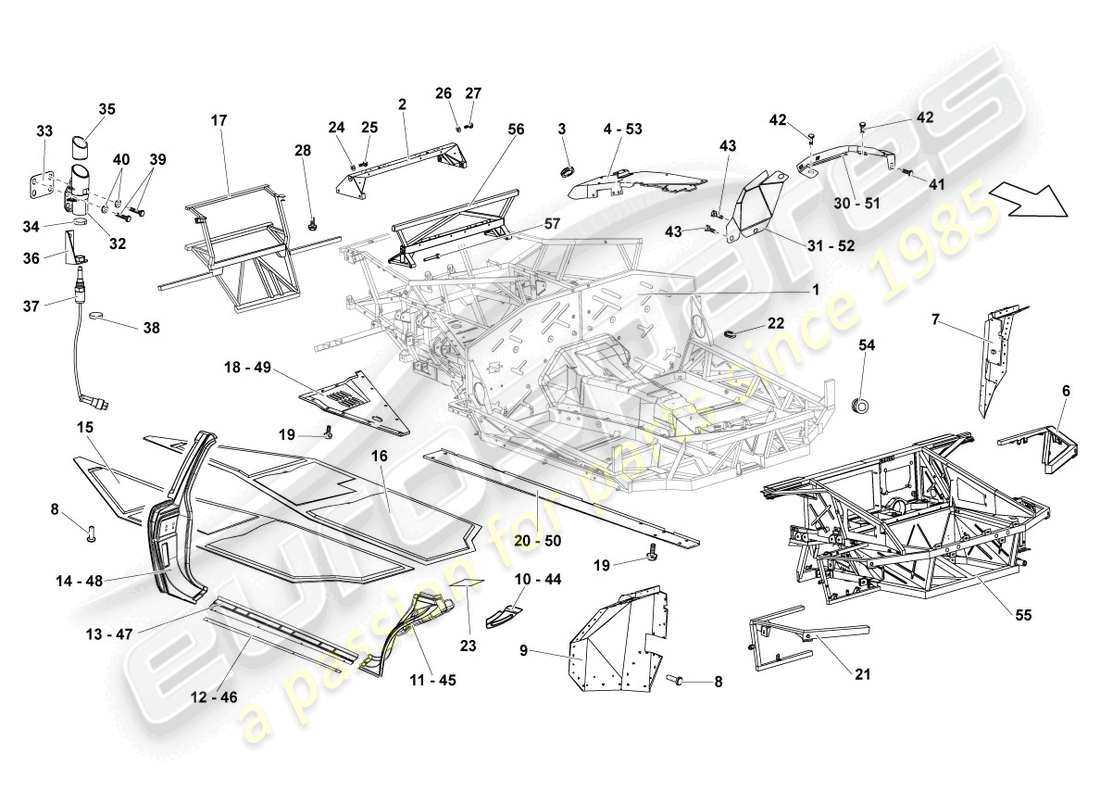 lamborghini parts diagram