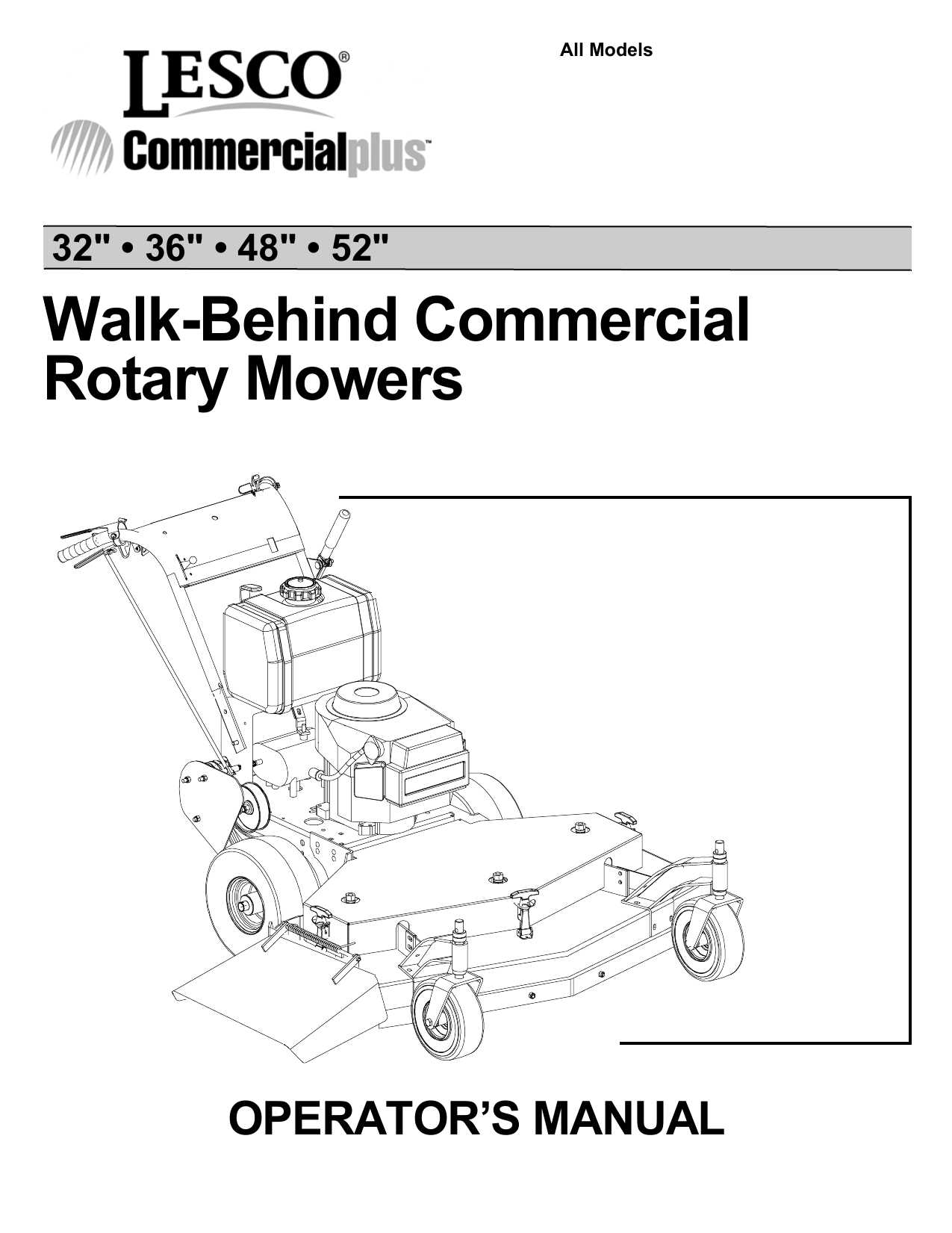 lesco 36 walk behind parts diagram