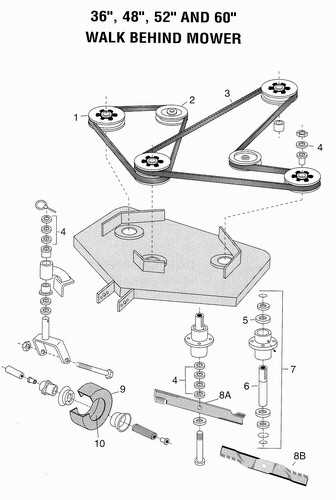 lesco 48 mower parts diagram