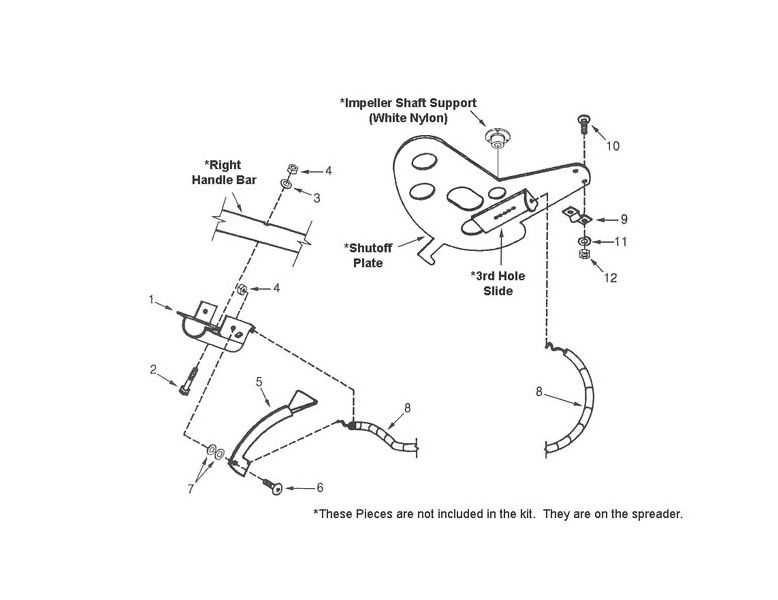 lesco ride on spreader parts diagram