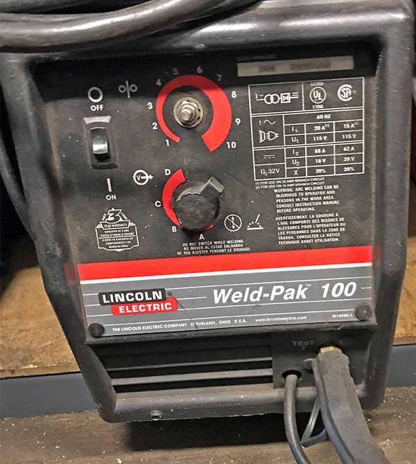 lincoln weld pak 100 parts diagram