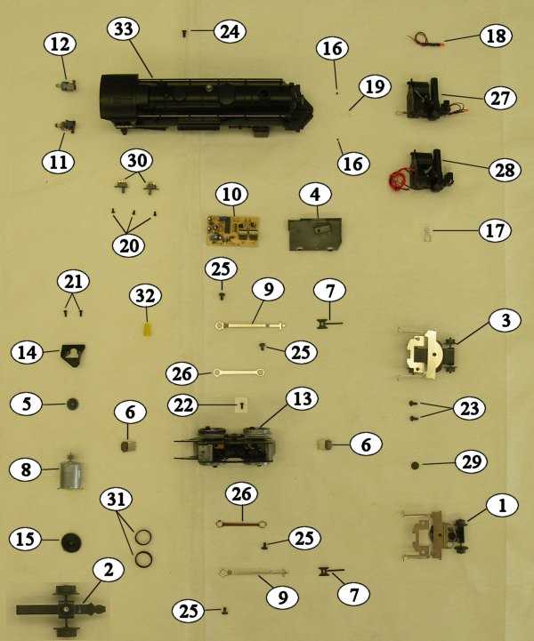 lionel parts diagrams