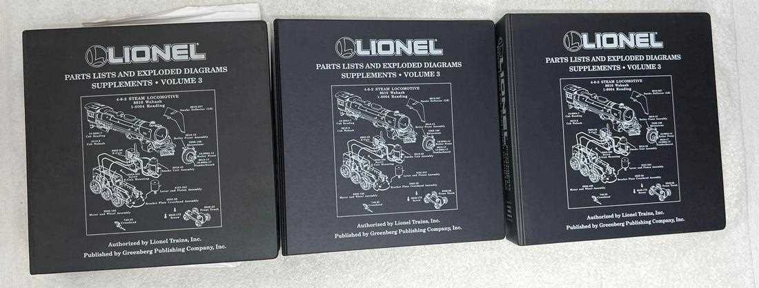 lionel parts list and exploded diagrams