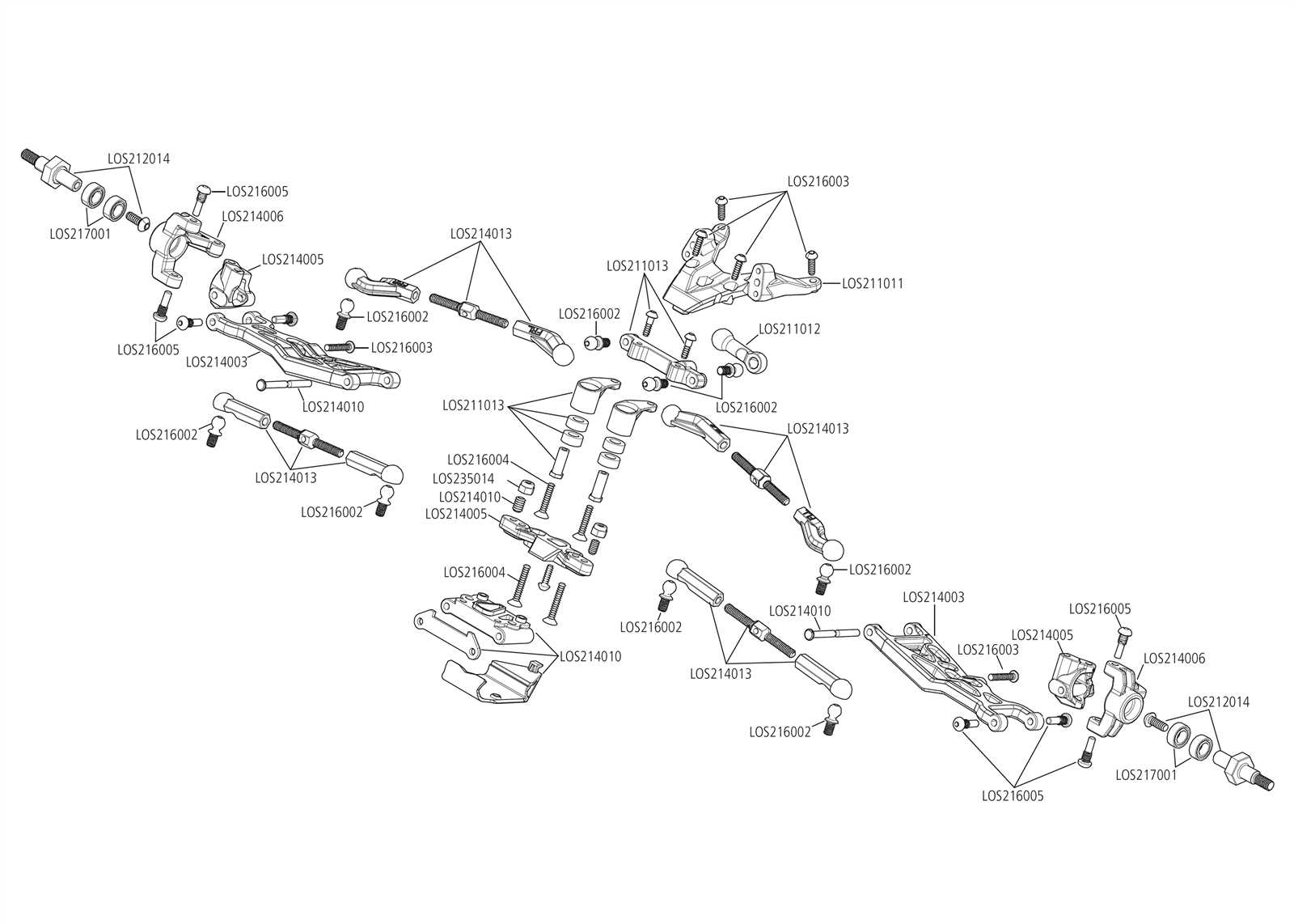 losi mini b parts diagram