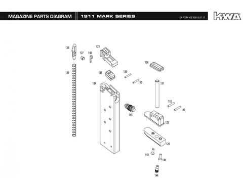 m1911 parts diagram