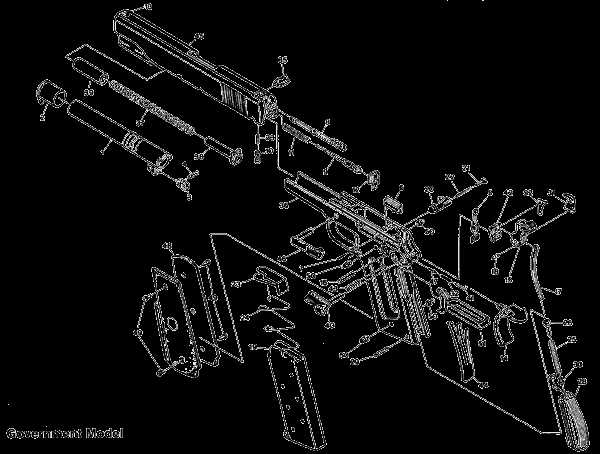 m1911 parts diagram