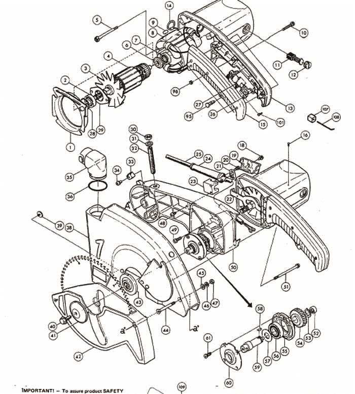 makita miter saw parts diagram