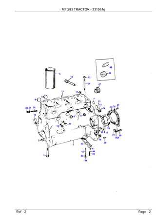 massey ferguson 35 parts diagram