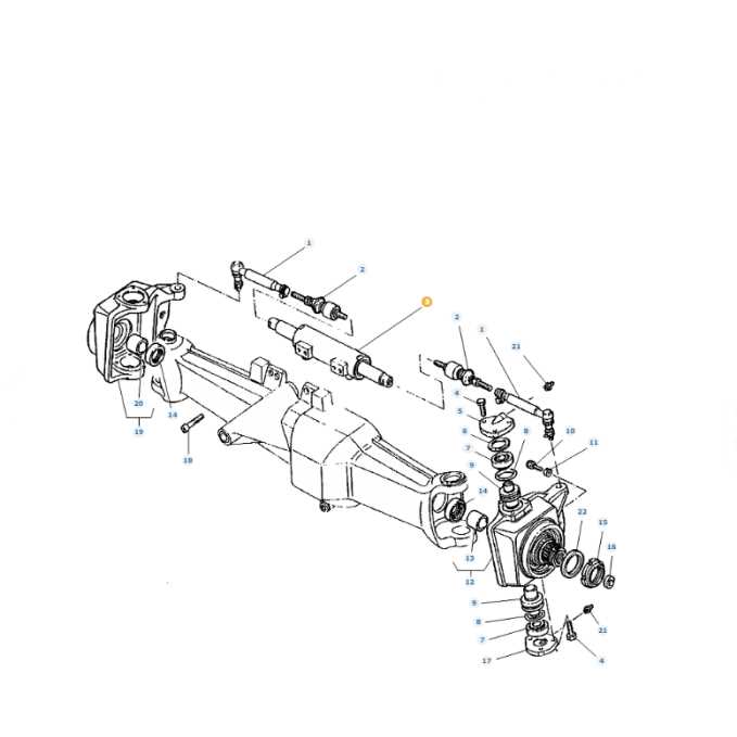 massey ferguson steering parts diagram