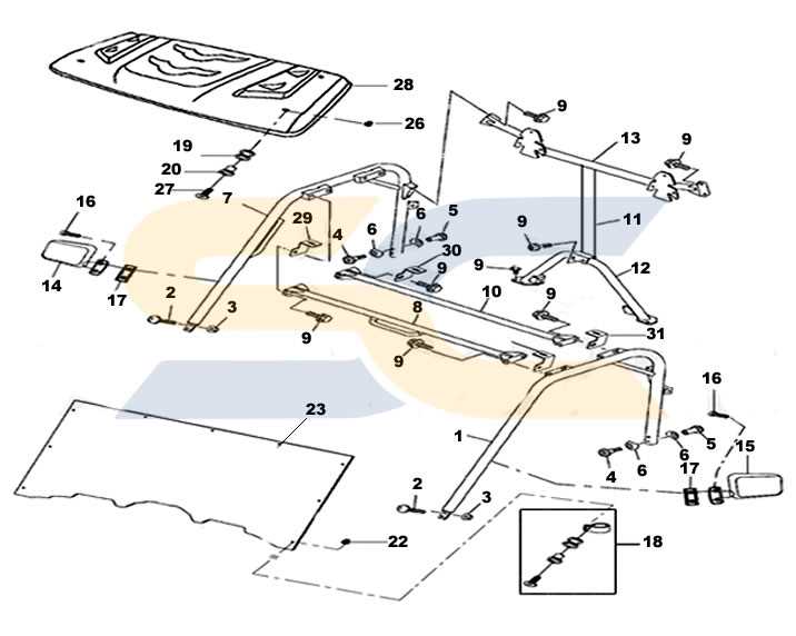 massimo 500 utv parts diagram