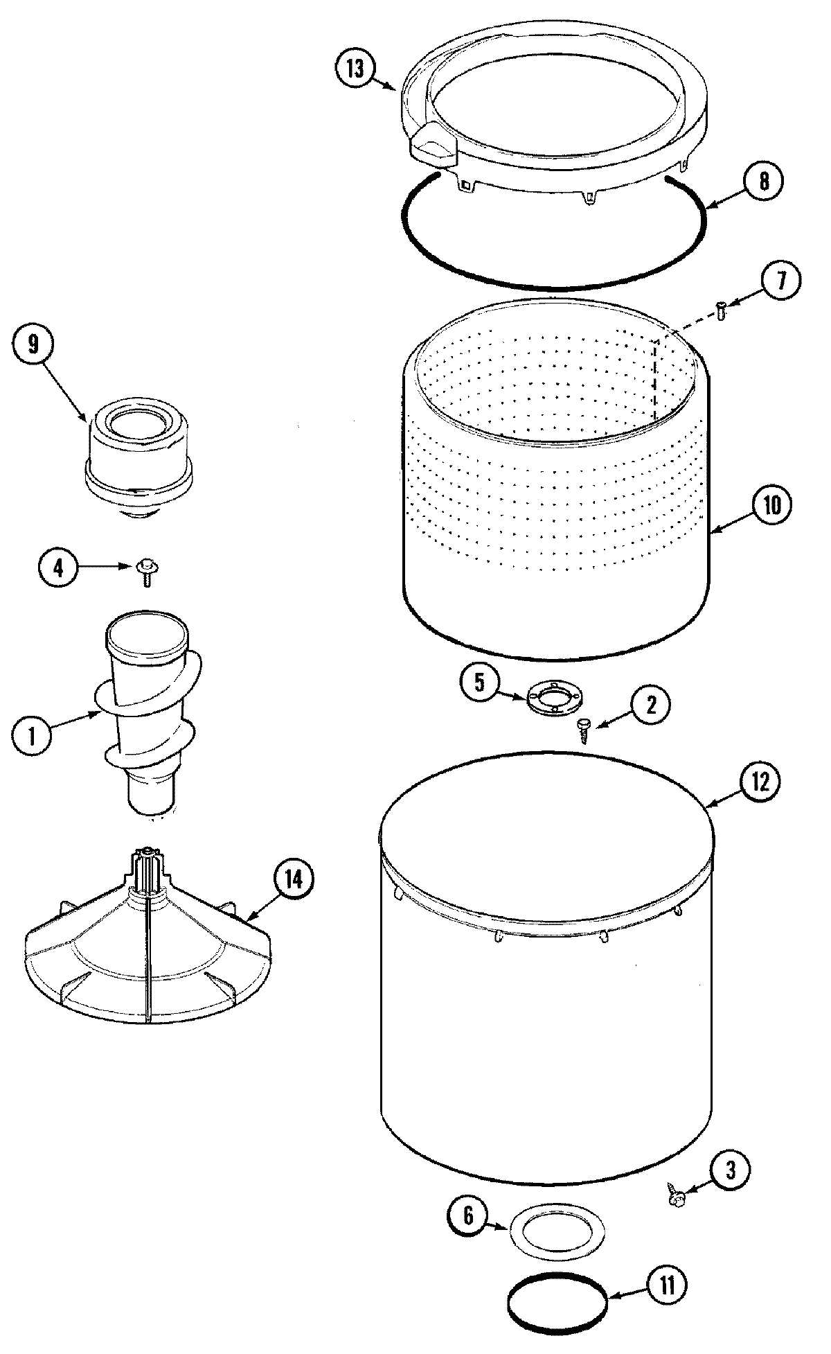 maytag front load washer parts diagram