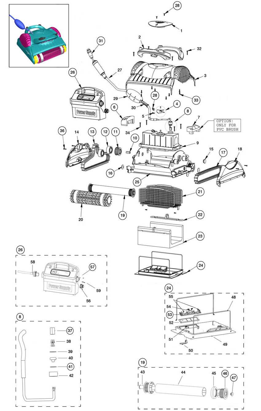 maytronics dolphin parts diagram