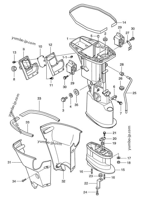 mercury 25 hp 2 stroke parts diagram