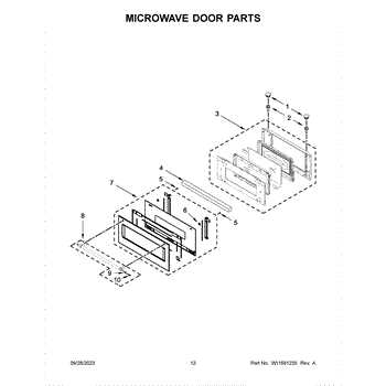 microwave parts diagram