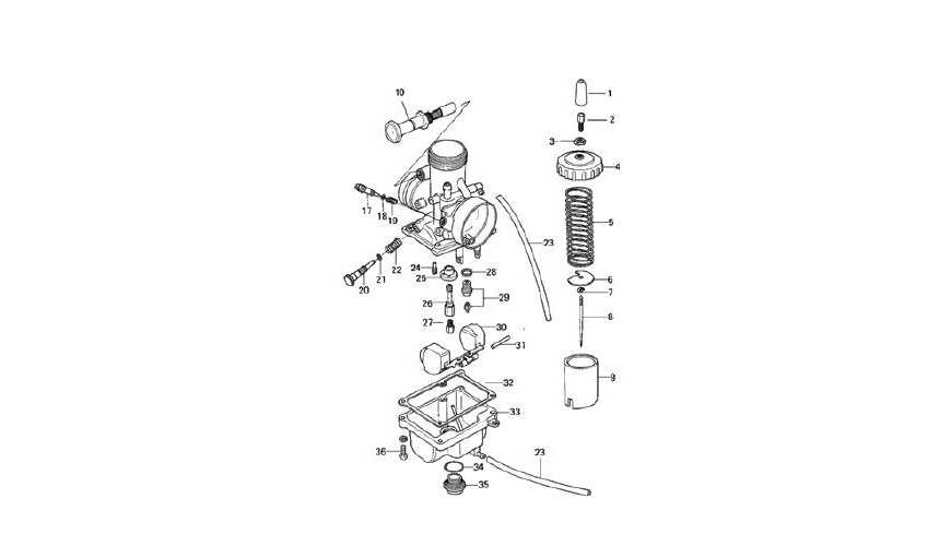 mikuni carb parts diagram