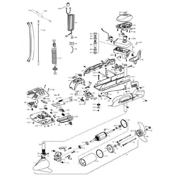 minn kota terrova 112 parts diagram