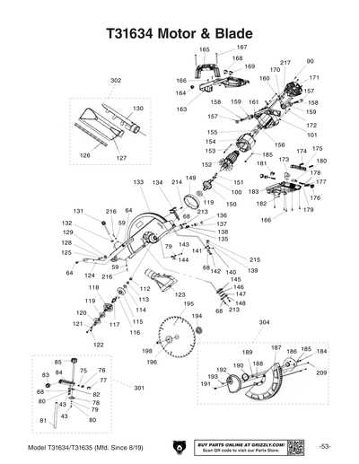 mitre saw parts diagram