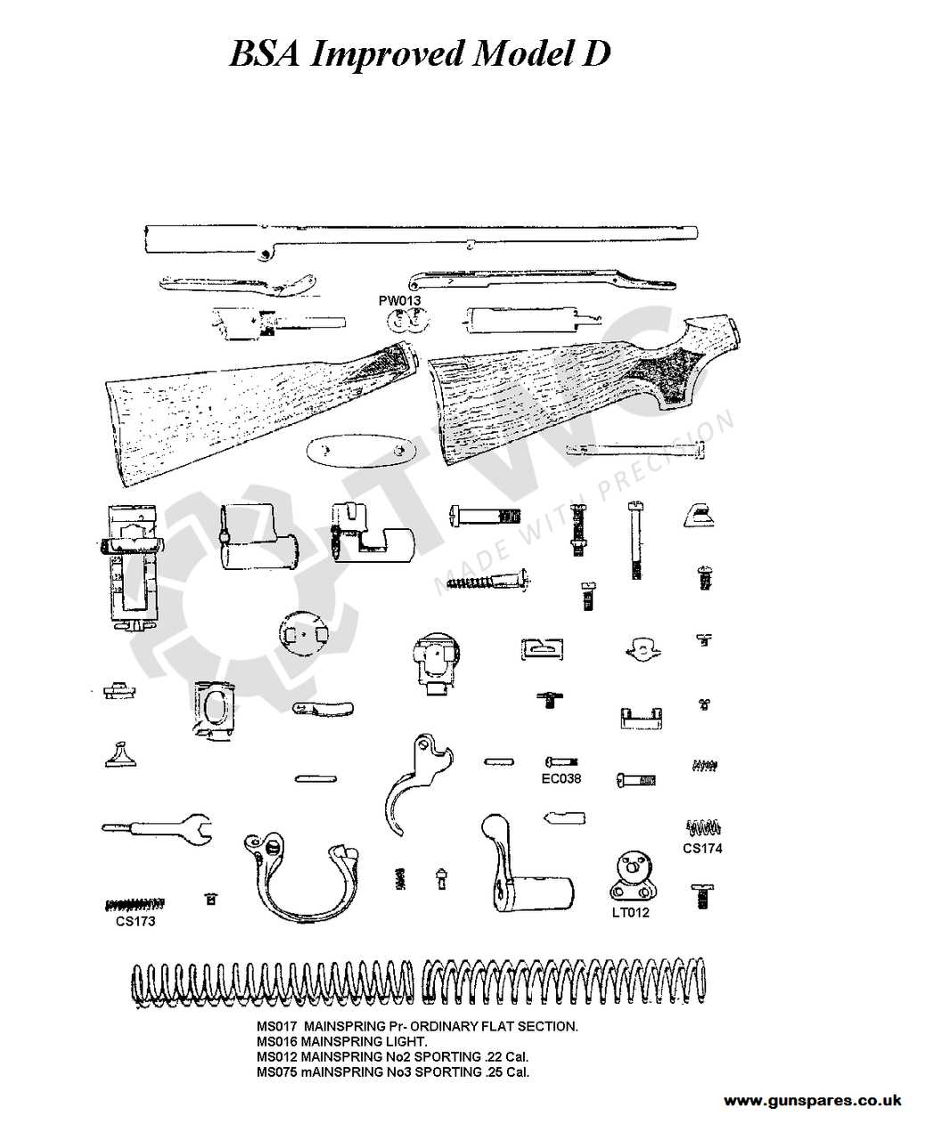 model 94 parts diagram