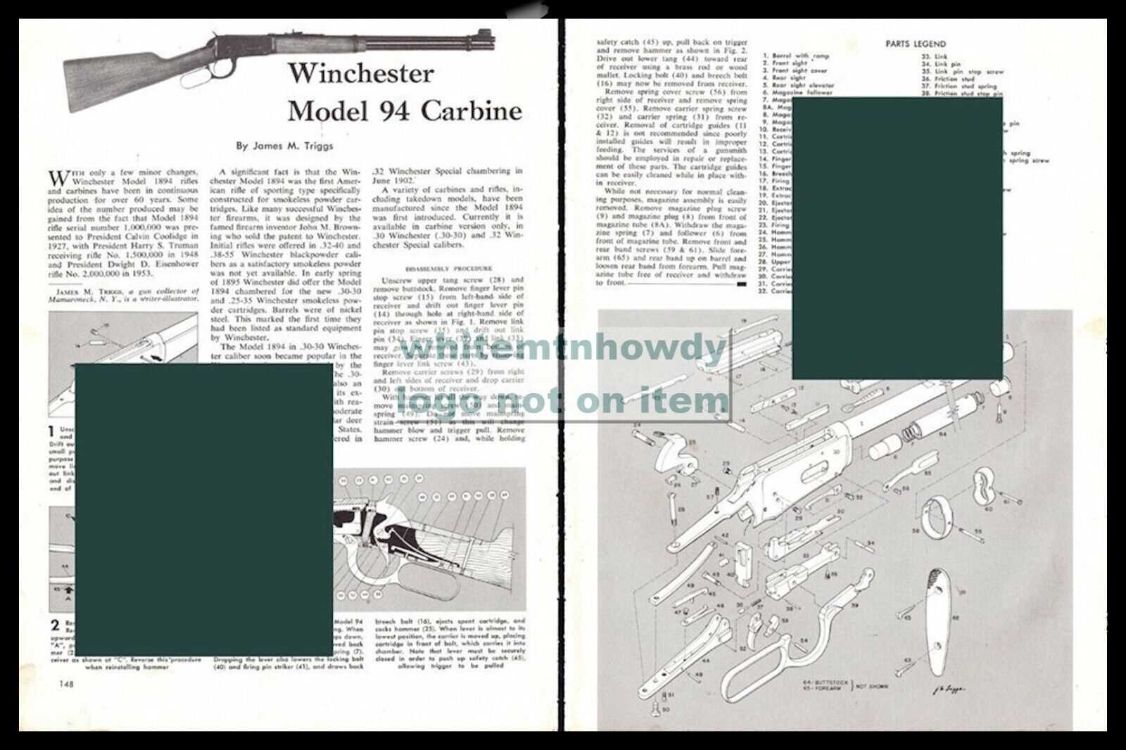 model 94 parts diagram