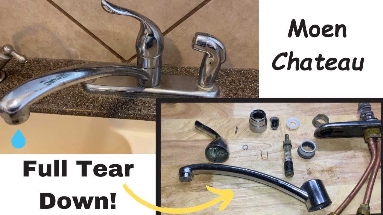 moen single handle kitchen faucet parts diagram