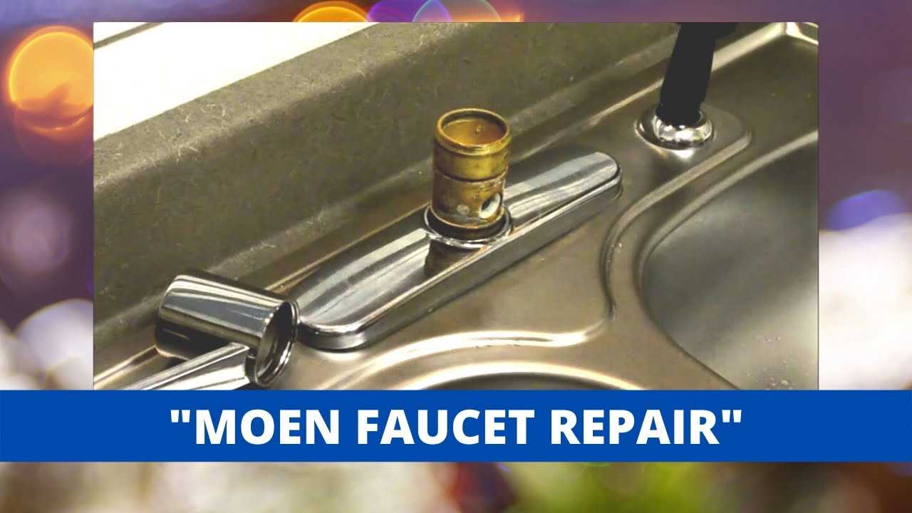 moen single handle kitchen faucet parts diagram