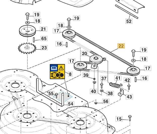 mower deck parts diagram