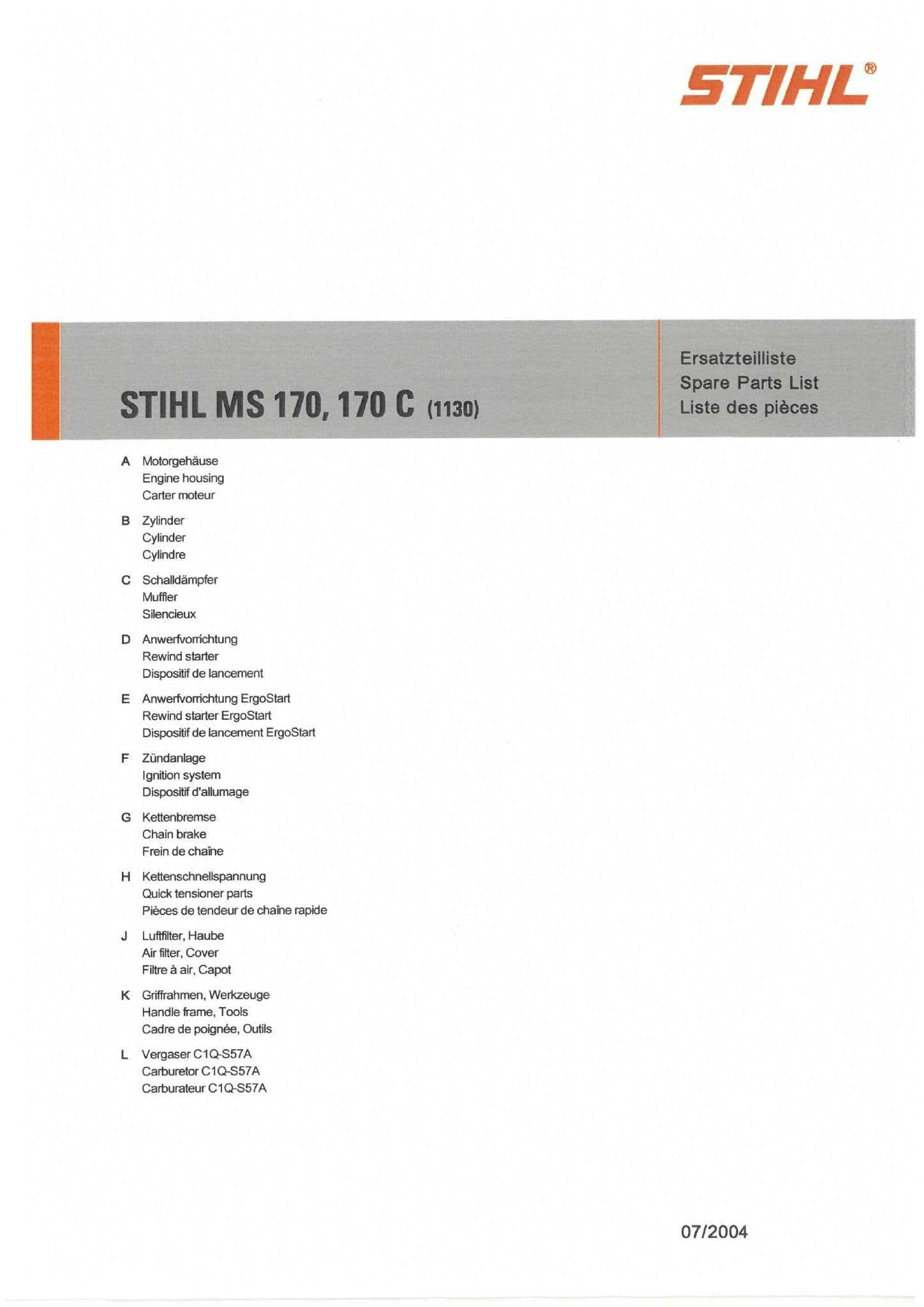 ms170 parts diagram