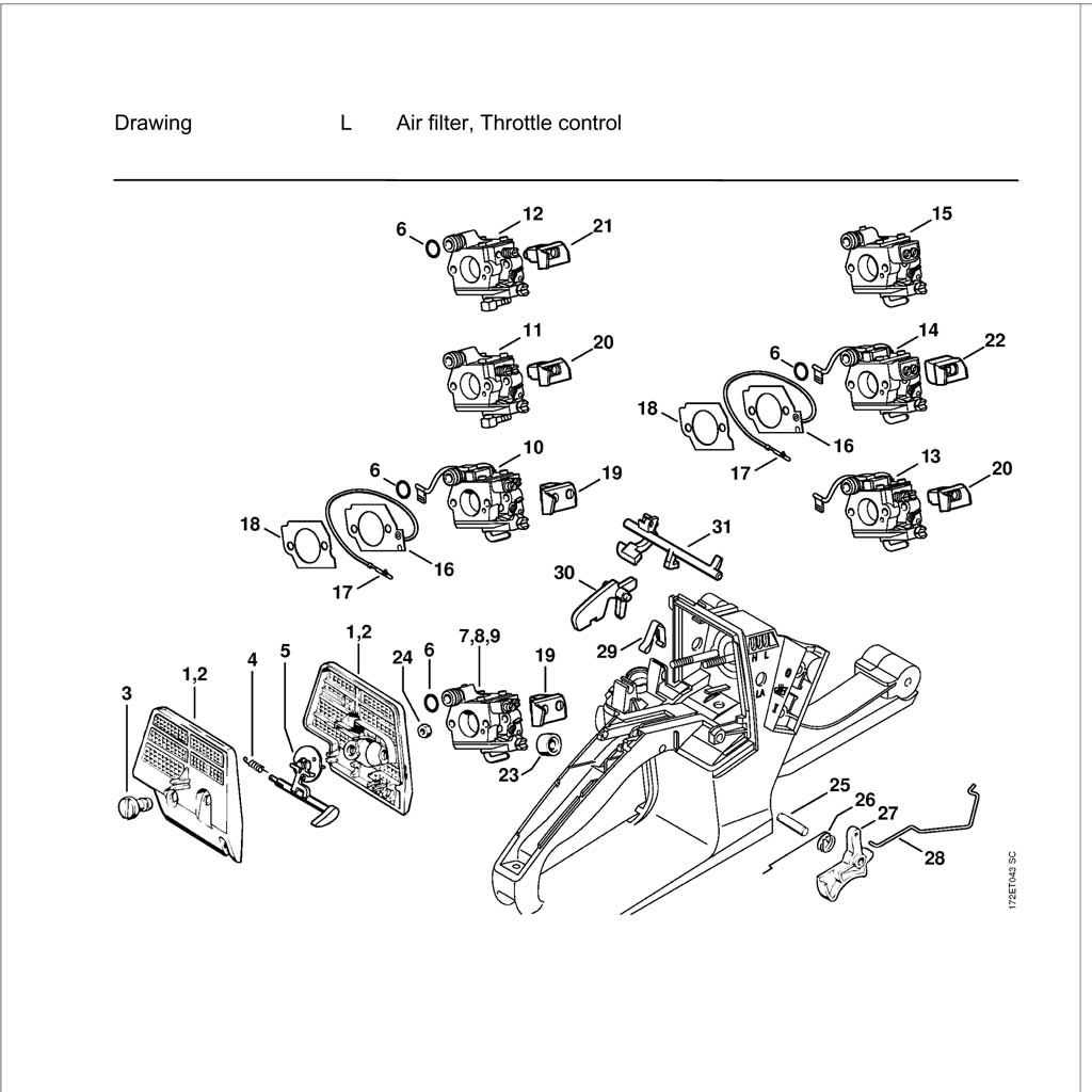 ms250 stihl parts diagram