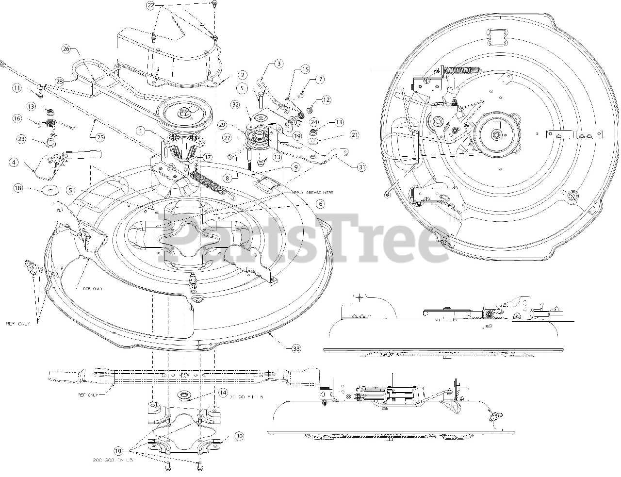 murray 30 inch riding mower parts diagram