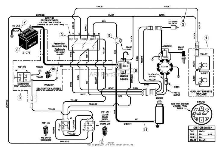 murray 30 inch riding mower parts diagram