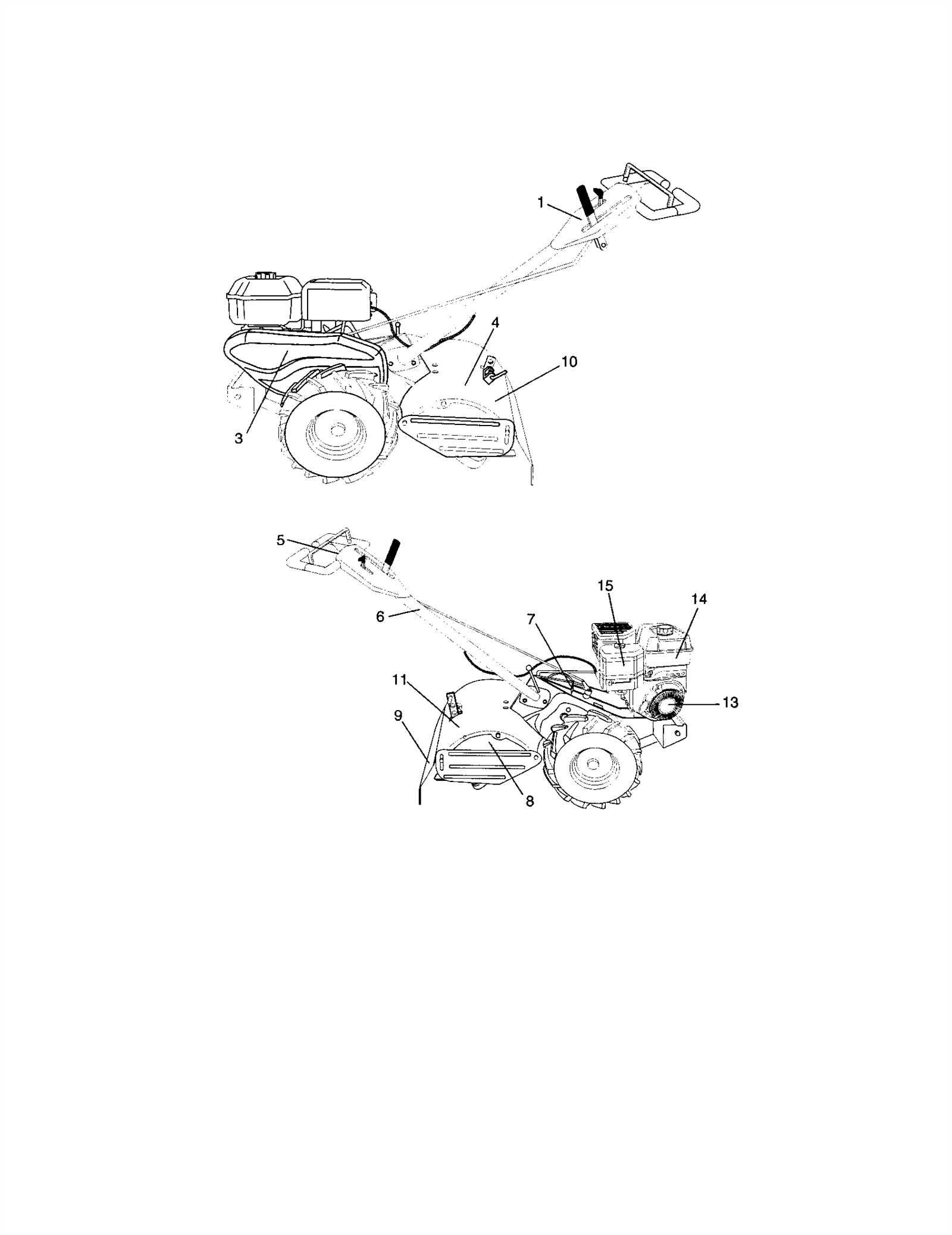 murray tiller parts diagram