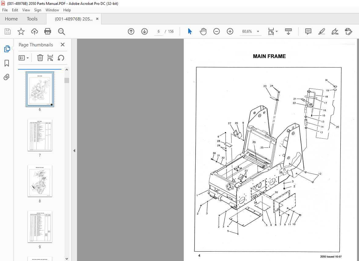 mustang skid steer parts diagram