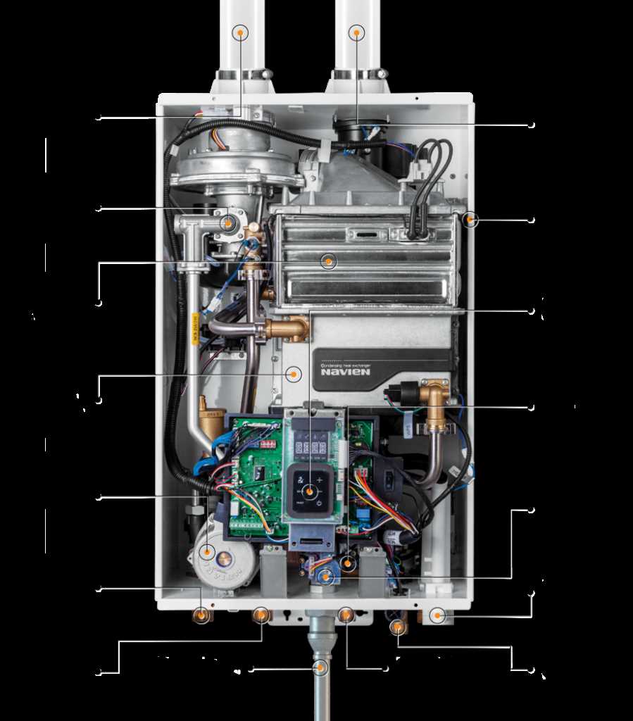 navien tankless water heater parts diagram