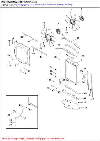 new holland tractor parts diagram