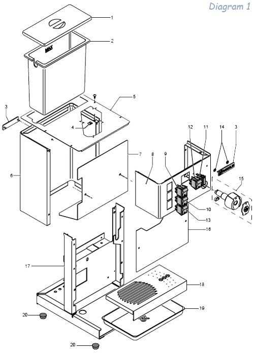 ninja coffee bar parts diagram