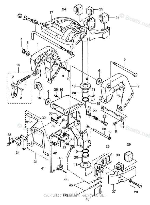 nissan outboard parts diagram