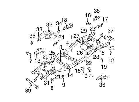 nissan xterra parts diagram